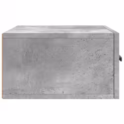 vidaXL Wall-mounted Bedside Cabinets Floating Cabinet Nightstand 2 pcs White - concrete grey, 2 pcs - Additional view 7