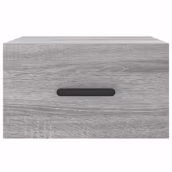 vidaXL Wall-mounted Bedside Cabinets Floating Cabinet Nightstand 2 pcs White - grey sonoma, 2 pcs - Additional view 5