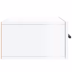 vidaXL Wall-mounted Bedside Cabinets Side Table Bedstand 2 pcs Concrete Grey - high gloss white, 2 pcs - Additional view 7