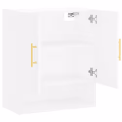 vidaXL Wall Cabinet Wall Storage Display Cabinet Concrete Grey Engineered Wood - white - Additional view 5