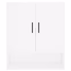 vidaXL Wall Cabinet Storage Cabinet Display Cabinet White Engineered Wood - white - Additional view 4