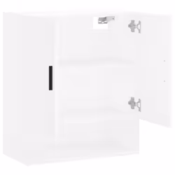 vidaXL Wall Cabinet Storage Cabinet Display Cabinet White Engineered Wood - white - Additional view 5