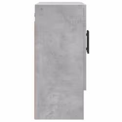 vidaXL Wall Cabinet Storage Cabinet Display Cabinet White Engineered Wood - concrete grey - Additional view 6