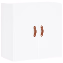 vidaXL Wall Cabinet Storage Cabinet Display Cabinet White Engineered Wood - white