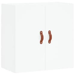 vidaXL Wall Cabinet Storage Cabinet Display Cabinet White Engineered Wood - white