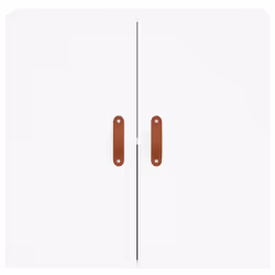 vidaXL Wall Cabinet Storage Cabinet Display Cabinet White Engineered Wood - white - Additional view 4