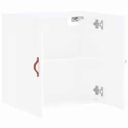 vidaXL Wall Cabinet Storage Cabinet Display Cabinet White Engineered Wood - white - Additional view 5
