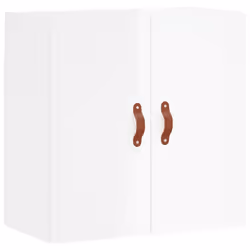 vidaXL Wall Cabinet Storage Cabinet Display Cabinet White Engineered Wood - high gloss white