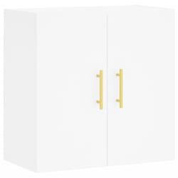 vidaXL Wall Cabinet Hanging Storage Cabinet Display Cabinet Engineered Wood - white