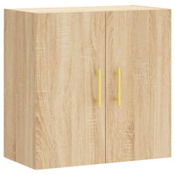 vidaXL Wall Cabinet Hanging Storage Cabinet Display Cabinet Engineered Wood - sonoma oak