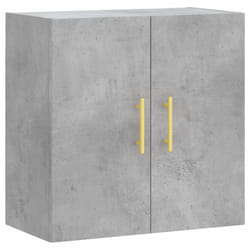 vidaXL Wall Cabinet Hanging Storage Cabinet Display Cabinet Engineered Wood - concrete grey