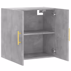 vidaXL Wall Cabinet Hanging Storage Cabinet Display Cabinet Engineered Wood - concrete grey - Additional view 5