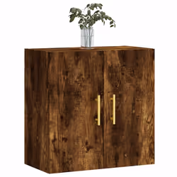 vidaXL Wall Cabinet Hanging Storage Cabinet Display Cabinet Engineered Wood - smoked oak
