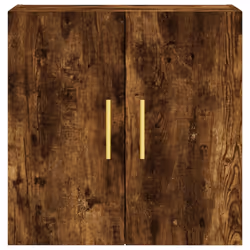 vidaXL Wall Cabinet Hanging Storage Cabinet Display Cabinet Engineered Wood - smoked oak - Additional view 4