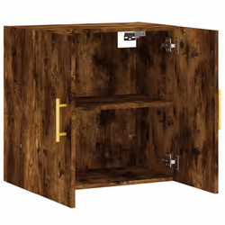 vidaXL Wall Cabinet Hanging Storage Cabinet Display Cabinet Engineered Wood - smoked oak - Additional view 5