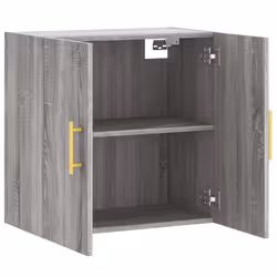 vidaXL Wall Cabinet Hanging Storage Cabinet Display Cabinet Engineered Wood - grey sonoma - Additional view 5