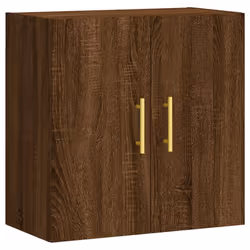 vidaXL Wall Cabinet Hanging Storage Cabinet Display Cabinet Engineered Wood - brown oak