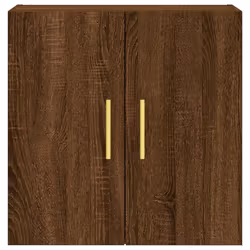 vidaXL Wall Cabinet Hanging Storage Cabinet Display Cabinet Engineered Wood - brown oak - Additional view 4