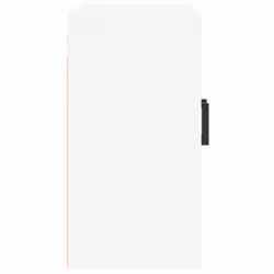 vidaXL Wall Cabinet Wall Display Cabinet High Gloss White Engineered Wood - white - Additional view 6