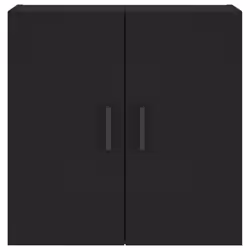 vidaXL Wall Cabinet Wall Display Cabinet High Gloss White Engineered Wood - black - Additional view 4