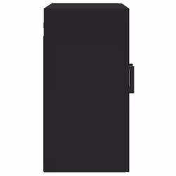 vidaXL Wall Cabinet Wall Display Cabinet High Gloss White Engineered Wood - black - Additional view 6