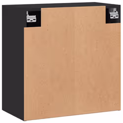 vidaXL Wall Cabinet Wall Display Cabinet High Gloss White Engineered Wood - black - Additional view 7