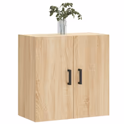 vidaXL Wall Cabinet Storage Cabinet Display Cabinet White Engineered Wood - sonoma oak