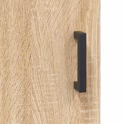 vidaXL Wall Cabinet Storage Cabinet Display Cabinet White Engineered Wood - sonoma oak - Additional view 8