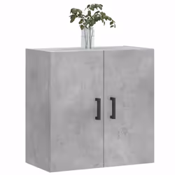 vidaXL Wall Cabinet Storage Cabinet Display Cabinet White Engineered Wood - concrete grey