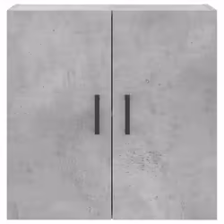 vidaXL Wall Cabinet Storage Cabinet Display Cabinet White Engineered Wood - concrete grey - Additional view 4