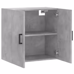 vidaXL Wall Cabinet Storage Cabinet Display Cabinet White Engineered Wood - concrete grey - Additional view 5