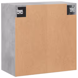 vidaXL Wall Cabinet Storage Cabinet Display Cabinet White Engineered Wood - concrete grey - Additional view 7