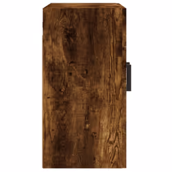 vidaXL Wall Cabinet Storage Cabinet Display Cabinet White Engineered Wood - smoked oak - Additional view 6