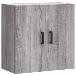 vidaXL Wall Cabinet Storage Cabinet Display Cabinet White Engineered Wood - grey sonoma