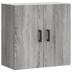 vidaXL Wall Cabinet Storage Cabinet Display Cabinet White Engineered Wood - grey sonoma