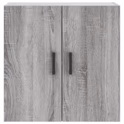 vidaXL Wall Cabinet Storage Cabinet Display Cabinet White Engineered Wood - grey sonoma - Additional view 4