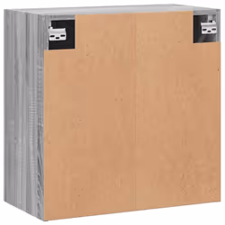 vidaXL Wall Cabinet Storage Cabinet Display Cabinet White Engineered Wood - grey sonoma - Additional view 7