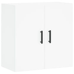vidaXL Wall Cabinet Storage Cabinet Display Cabinet White Engineered Wood