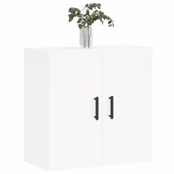 vidaXL Wall Cabinet Storage Cabinet Display Cabinet White Engineered Wood