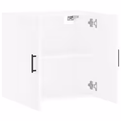 vidaXL Wall Cabinet Storage Cabinet Display Cabinet White Engineered Wood - Additional view 5