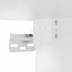vidaXL Wall Cabinet Storage Cabinet Display Cabinet White Engineered Wood - Additional view 8