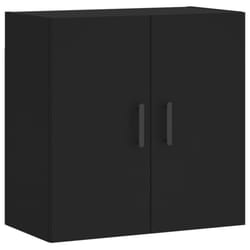 vidaXL Wall Cabinet Storage Cabinet Display Cabinet White Engineered Wood - black