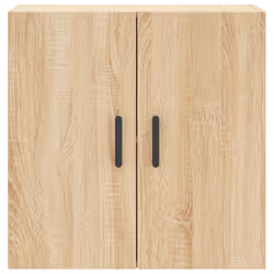 vidaXL Wall Cabinet Storage Cabinet Display Cabinet White Engineered Wood - sonoma oak - Additional view 4