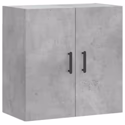 vidaXL Wall Cabinet Storage Cabinet Display Cabinet White Engineered Wood - concrete grey