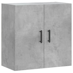 vidaXL Wall Cabinet Storage Cabinet Display Cabinet White Engineered Wood - concrete grey
