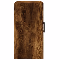 vidaXL Wall Cabinet Storage Cabinet Display Cabinet White Engineered Wood - smoked oak - Additional view 6