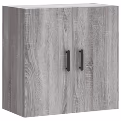 vidaXL Wall Cabinet Storage Cabinet Display Cabinet White Engineered Wood - grey sonoma