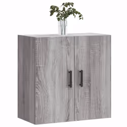 vidaXL Wall Cabinet Storage Cabinet Display Cabinet White Engineered Wood - grey sonoma