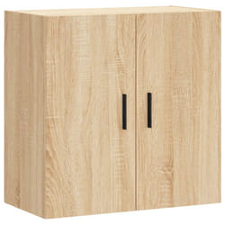 vidaXL Wall Cabinet Storage Cabinet Display Cabinet Brown Oak Engineered Wood - sonoma oak