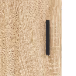 vidaXL Wall Cabinet Storage Cabinet Display Cabinet Brown Oak Engineered Wood - sonoma oak - Additional view 8